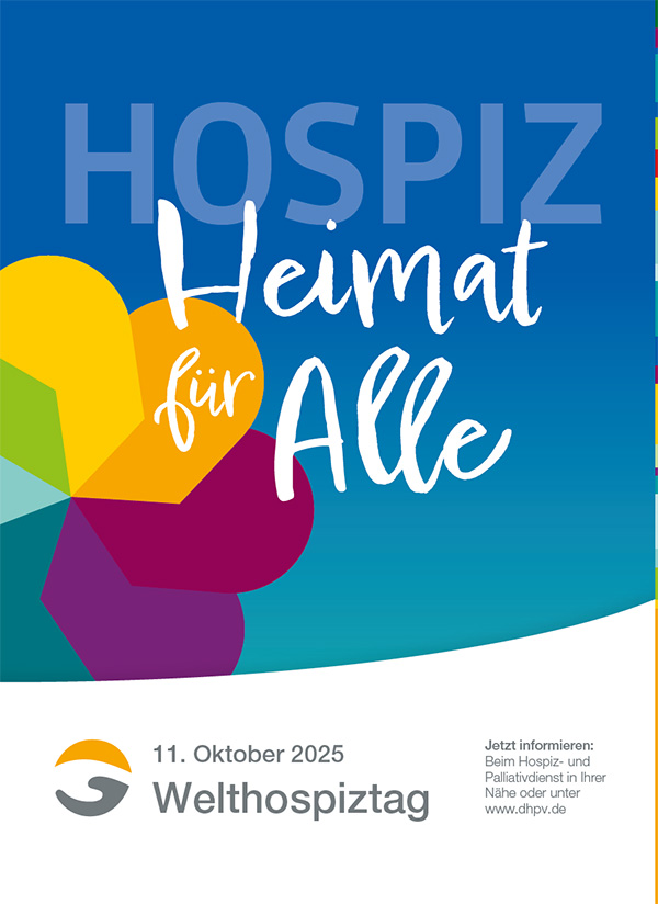 Plakat zum Welthospiztag am 11.10.2025